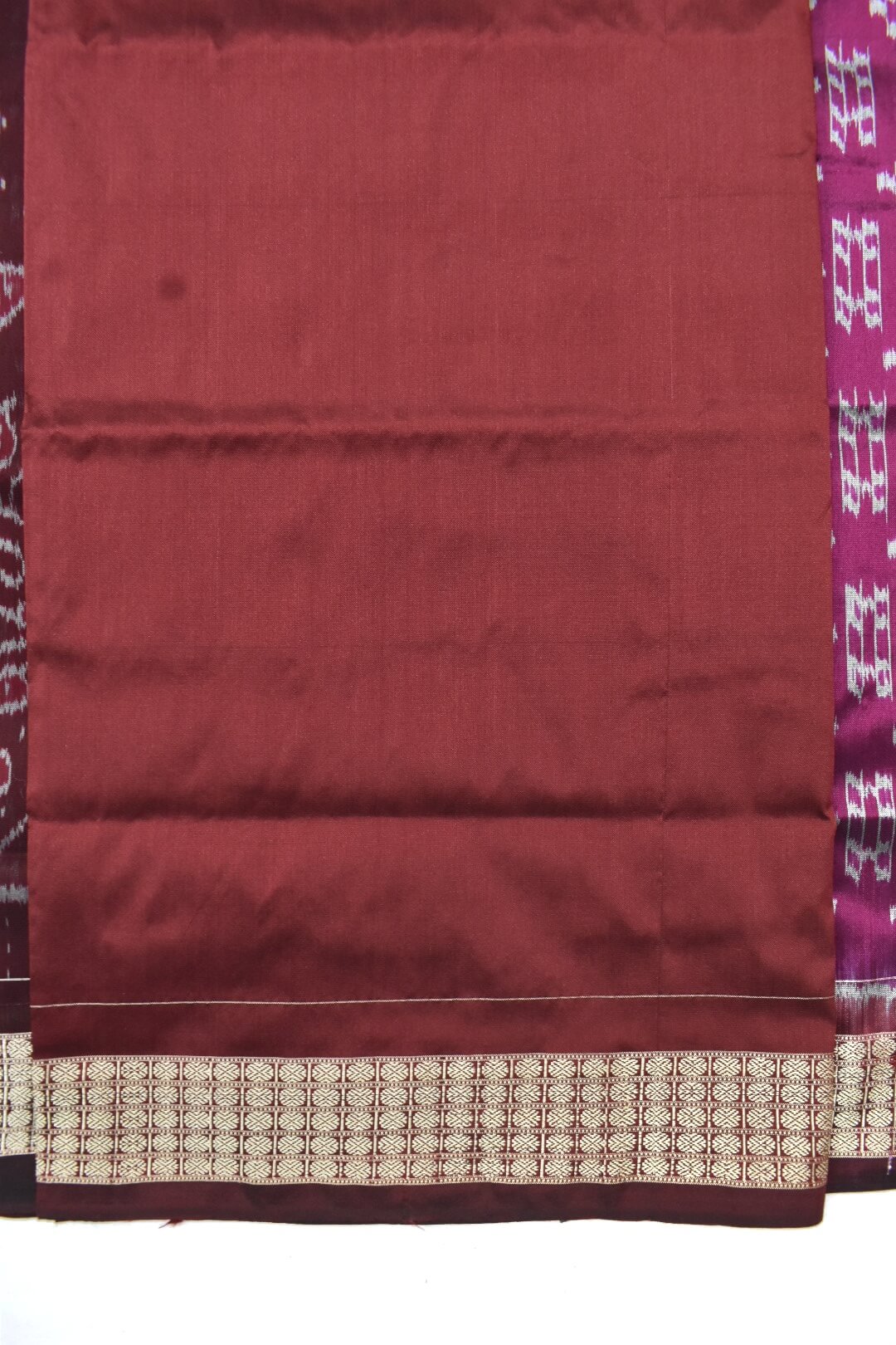 Purple Colour Sambalpuri Handloom Bandha Silk Saree Sambalpuri