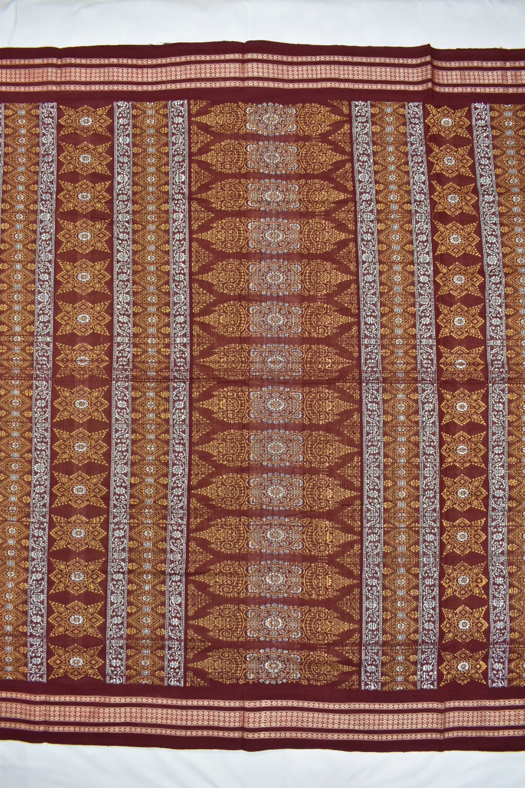 Multi Colour Sambalpuri Handloom Cotton Bomkai Saree - Image 2