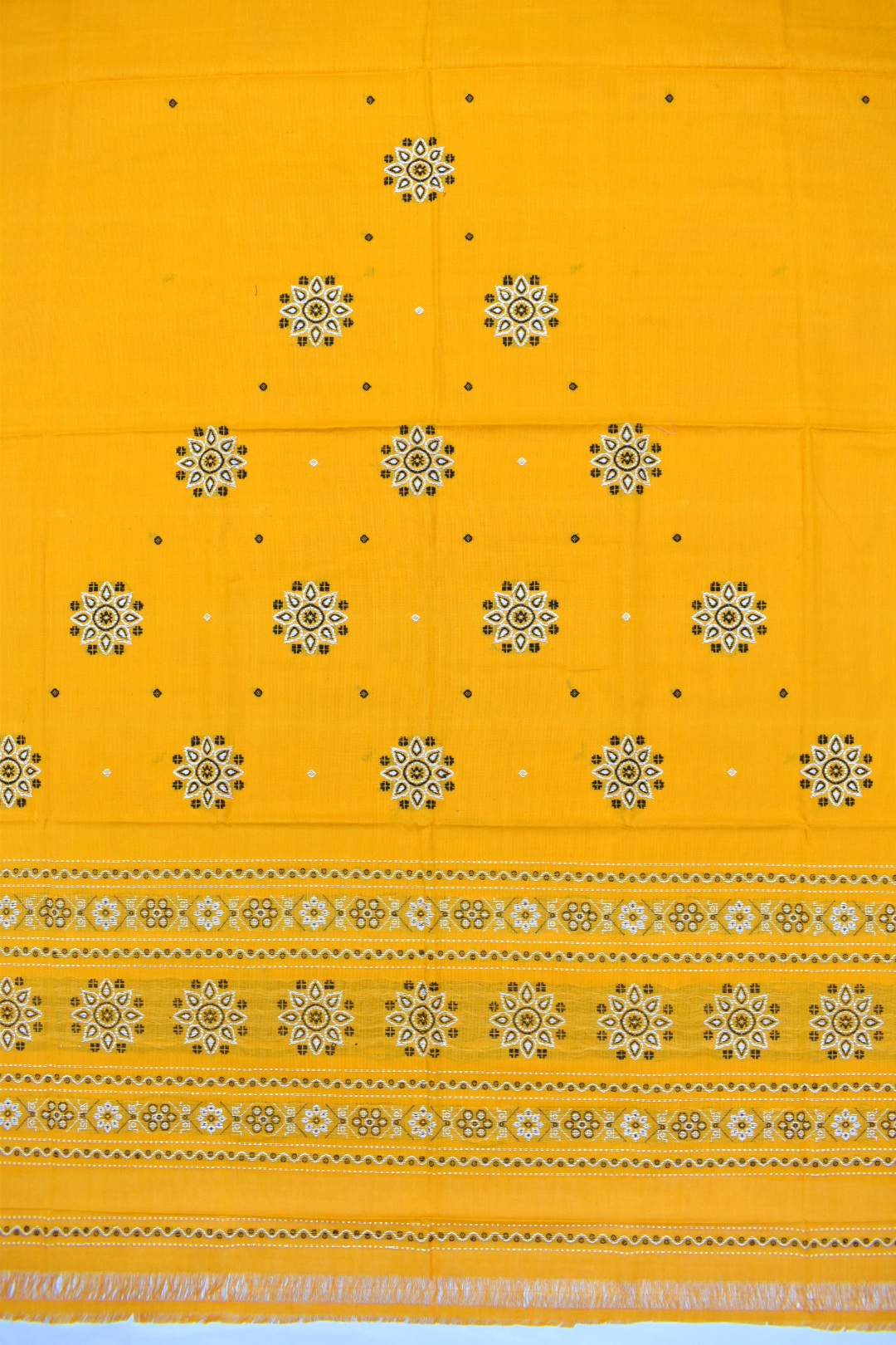 YellowColour Sambalpuri Handloom Cotton Bomkai Dress Materials - Image 3