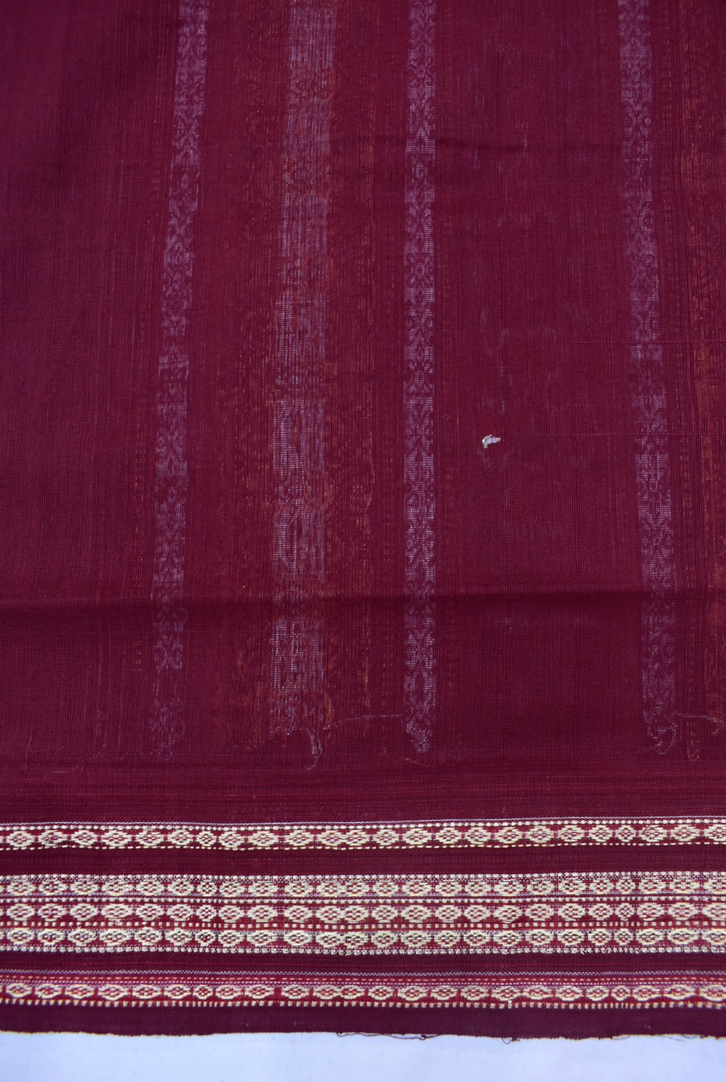 Green Colour Sambalpuri Handloom Cotton Bomkai Saree - Image 6