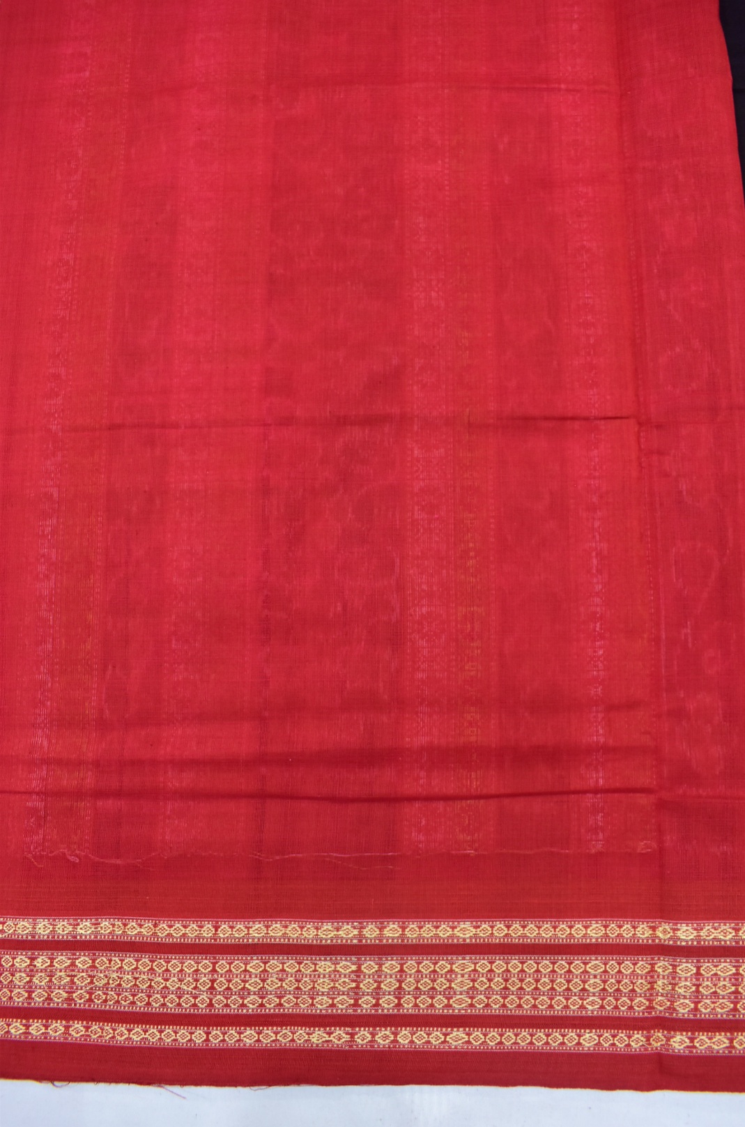 Dark Coffe Colour Sambalpuri Handloom Cotton Bomkai Saree - Image 6