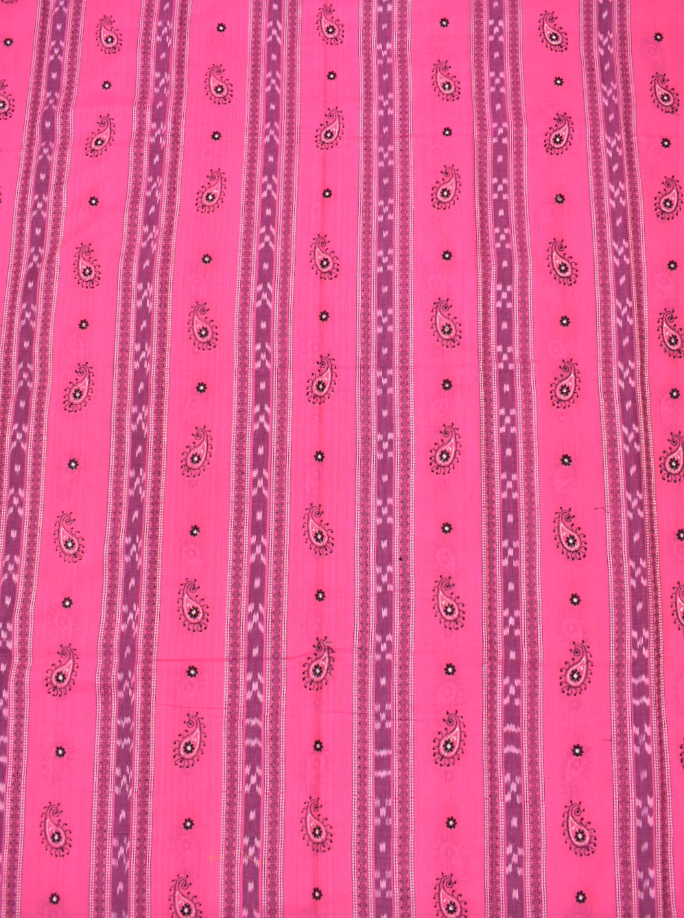 Pink Colour Sambalpuri Handloom Cotton Bomkai Dress Material - Image 5