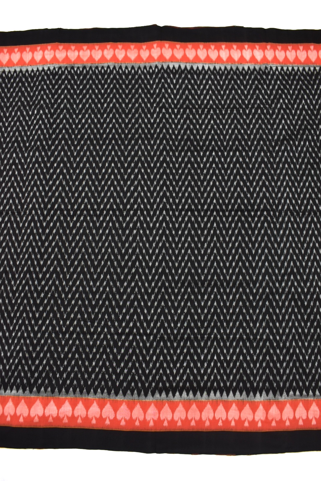 Black Colour Sambalpuri Handloom Cotton Bandha Saree