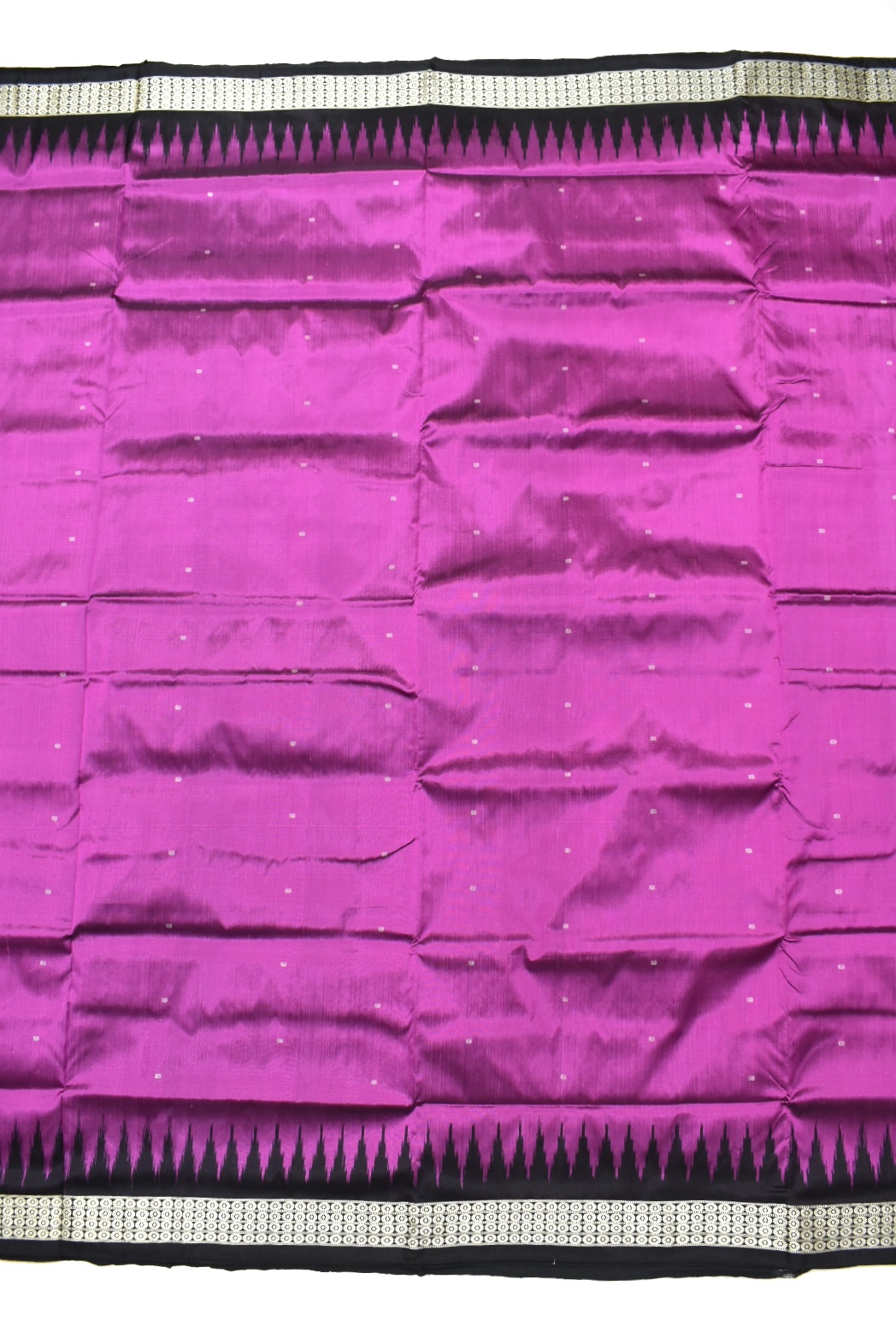 Rani Colour Sambalpuri Handloom Bomkai Silk Saree