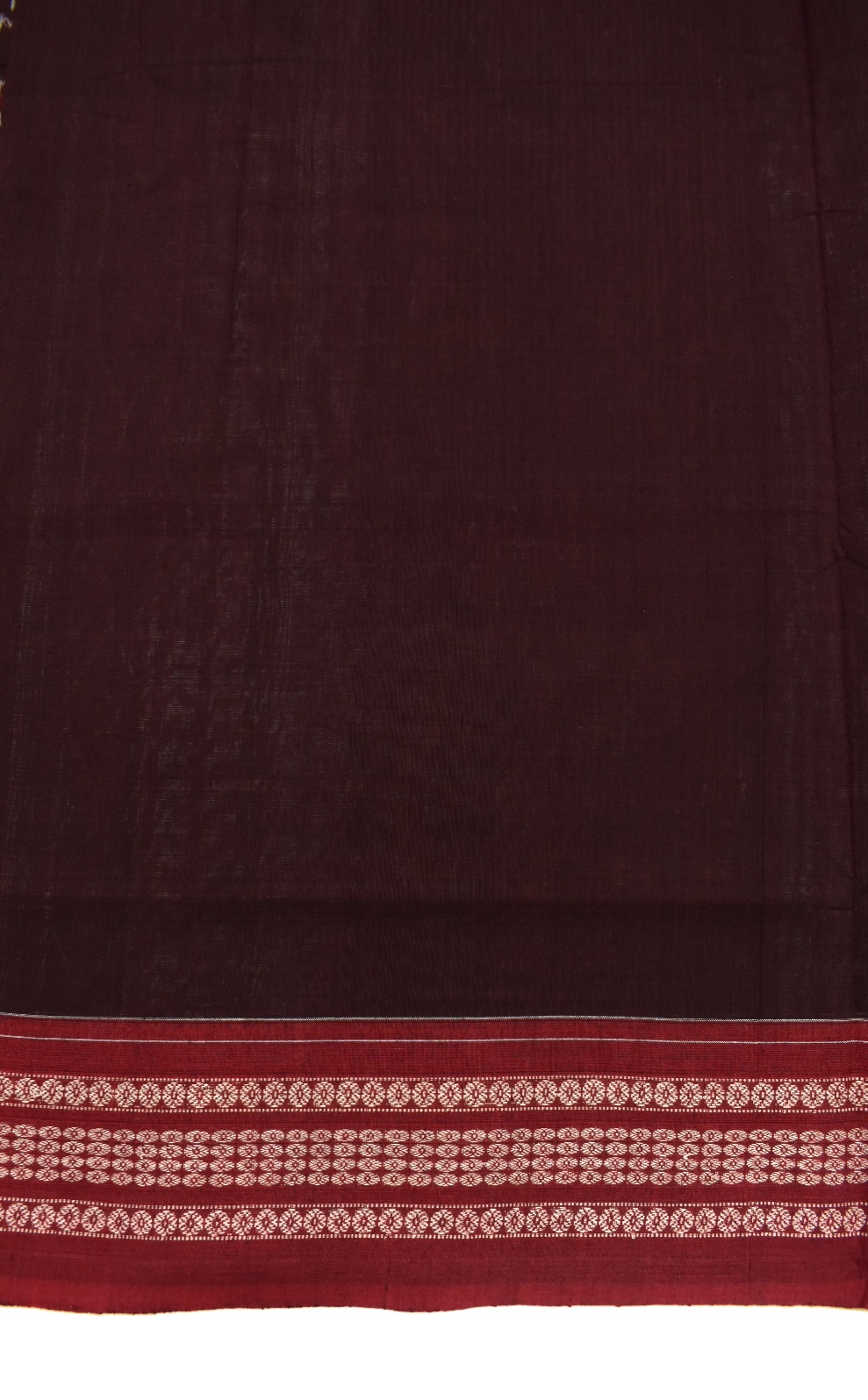 BottleGreen Colour Sambalpuri Handloom Cotton Bandha Saree - Image 6