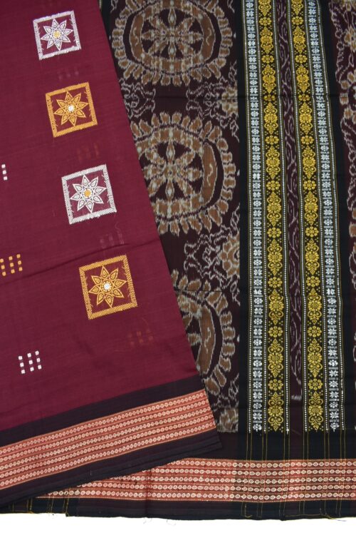 postno-5432 🌺 SUHASINI 🌺 present this exclusive sonepuri bomkai cotton  saree with konark temple n dancers motifs anchal with… | Instagram