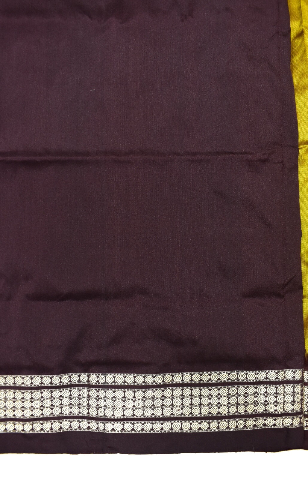 Goldenyellow Colour Sambalpuri Handloom Bomkai Silk Saree - Image 5