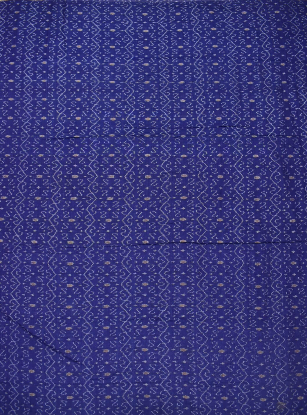 Blue Colour Sambalpuri Handloom Cotton Dress Material - Image 5