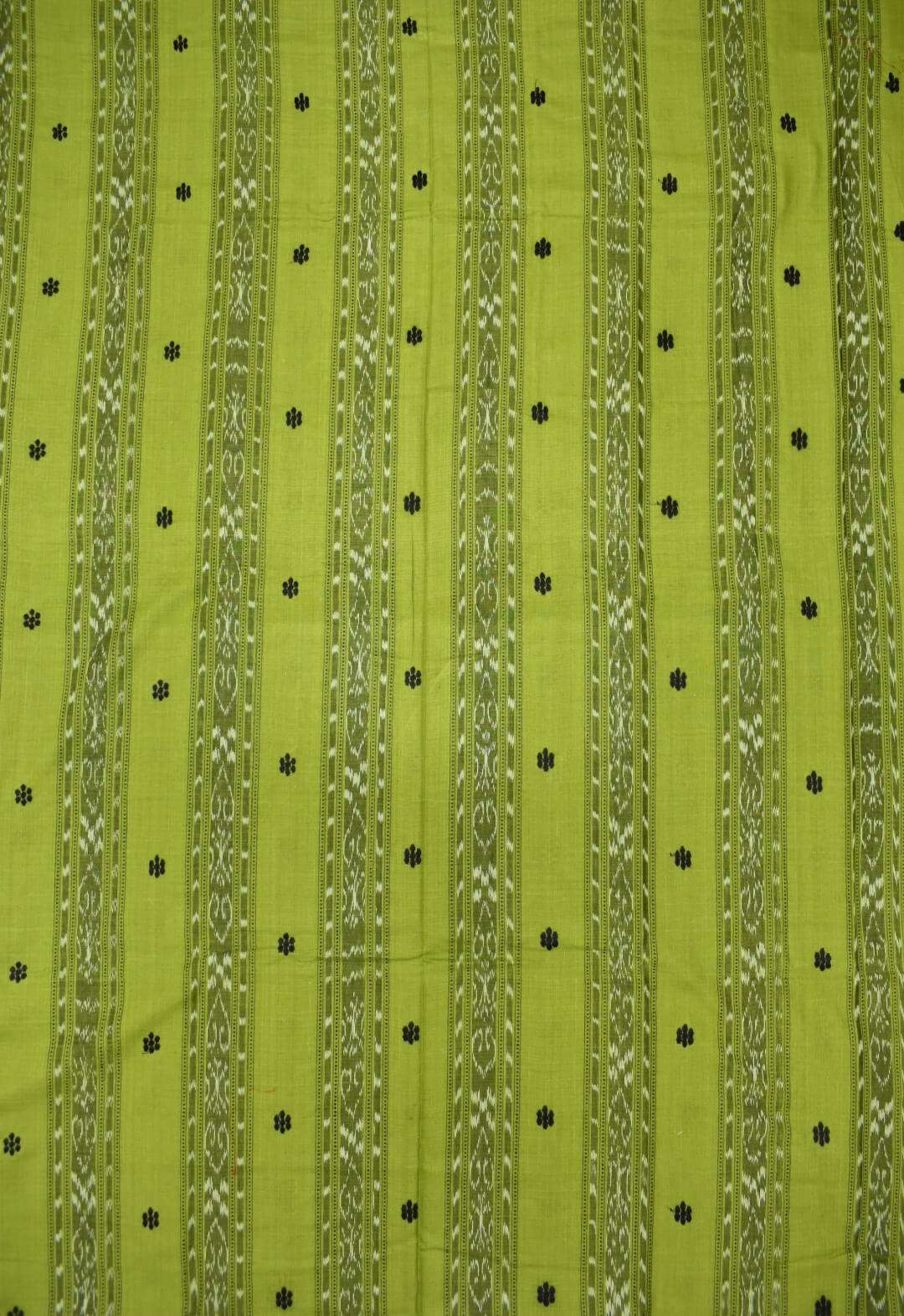 Mahendi Colour Sambalpuri Handloom Cotton Bomkai Dress Material - Image 4