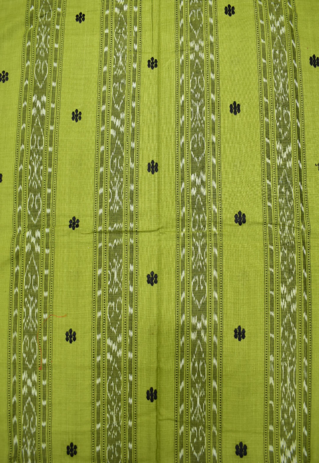 Mahendi Colour Sambalpuri Handloom Cotton Bomkai Dress Material - Image 3