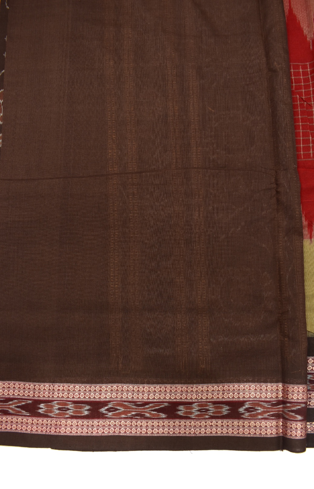 Multi Colour Sambalpuri Handloom Cotton Bomkai Saree - Image 5