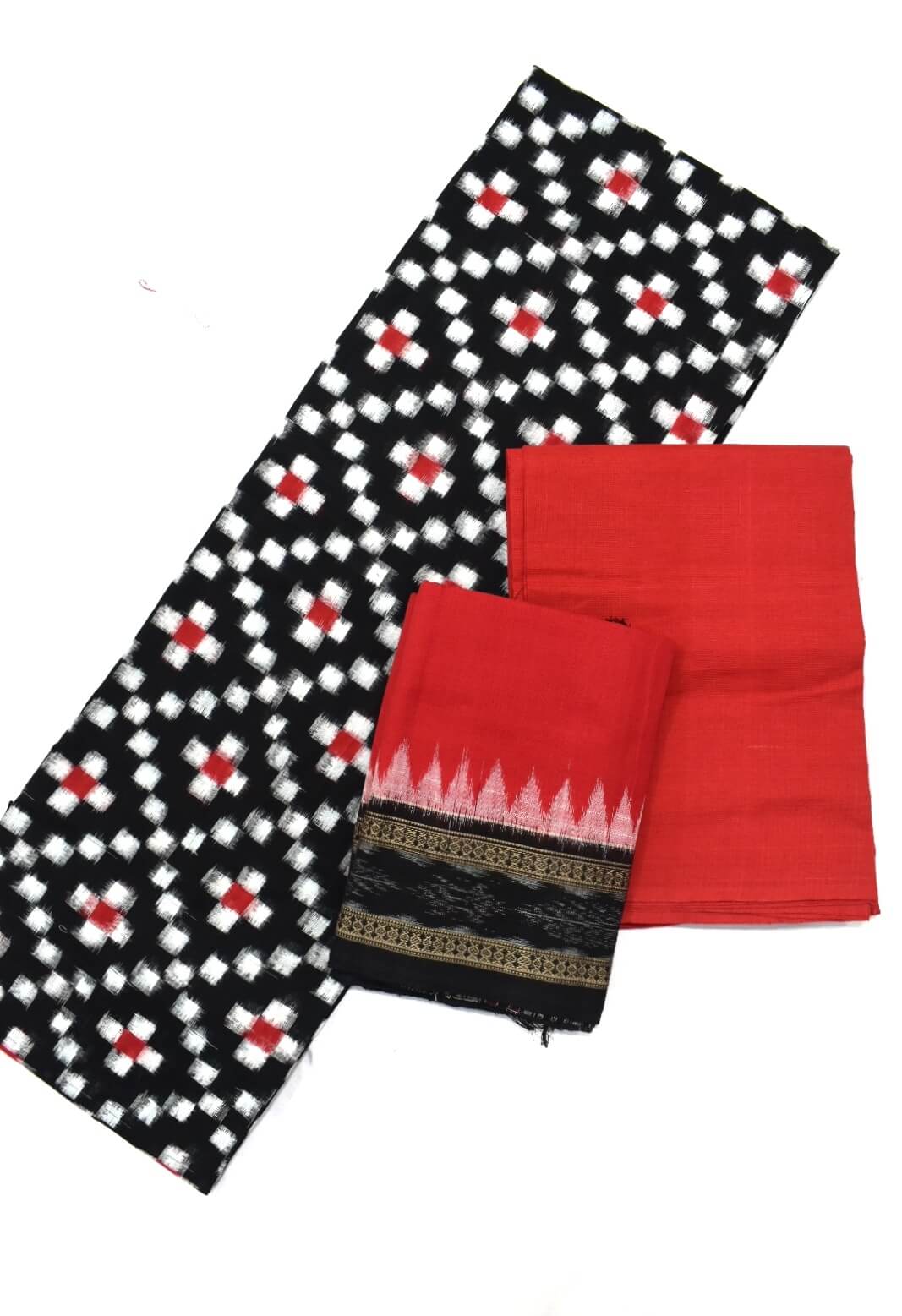 Sambalpuri Ikat Cotton Dress Material * – RKG SHOPPING