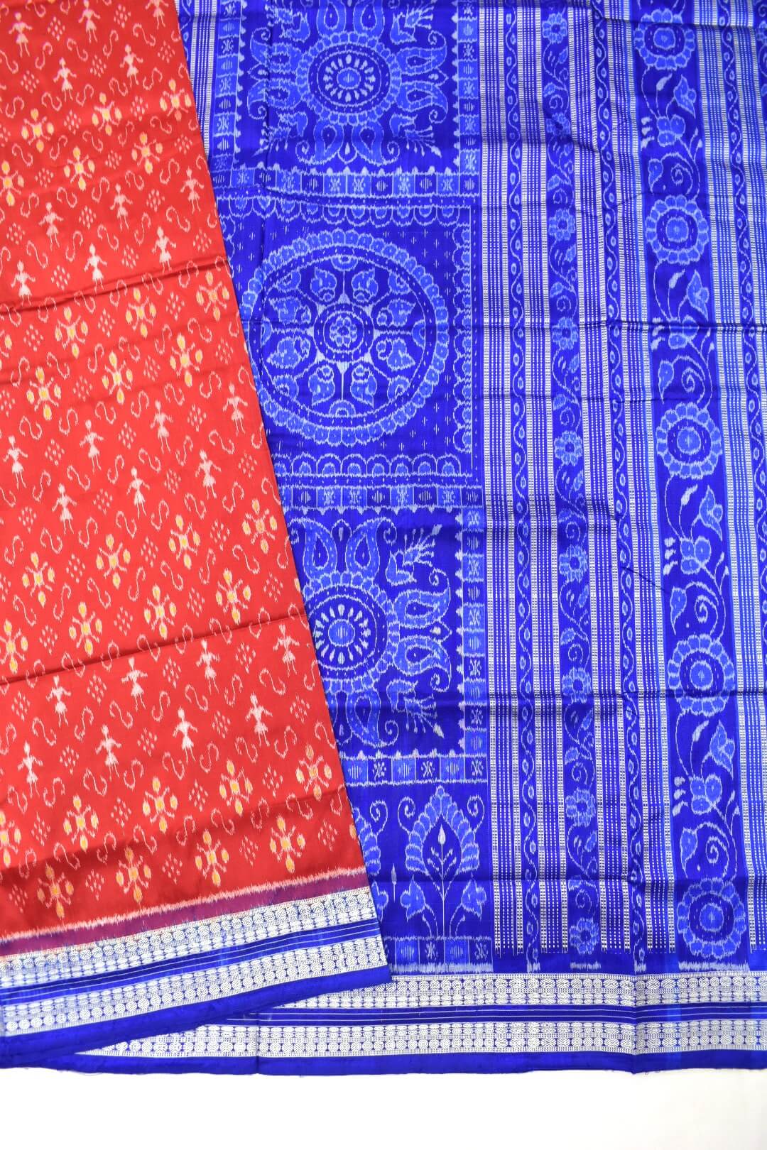 Odisha Handwoven Sambalpuri tissue silk saree