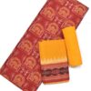 Red Colour Sambalpuri Handloom Cotton Dress Materials