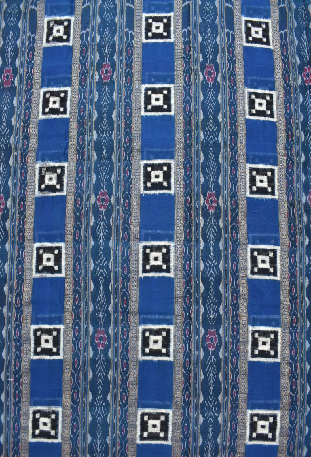 TeBlue Colour Pasapali Design Sambalpuri Handloom Cotton Dress ...