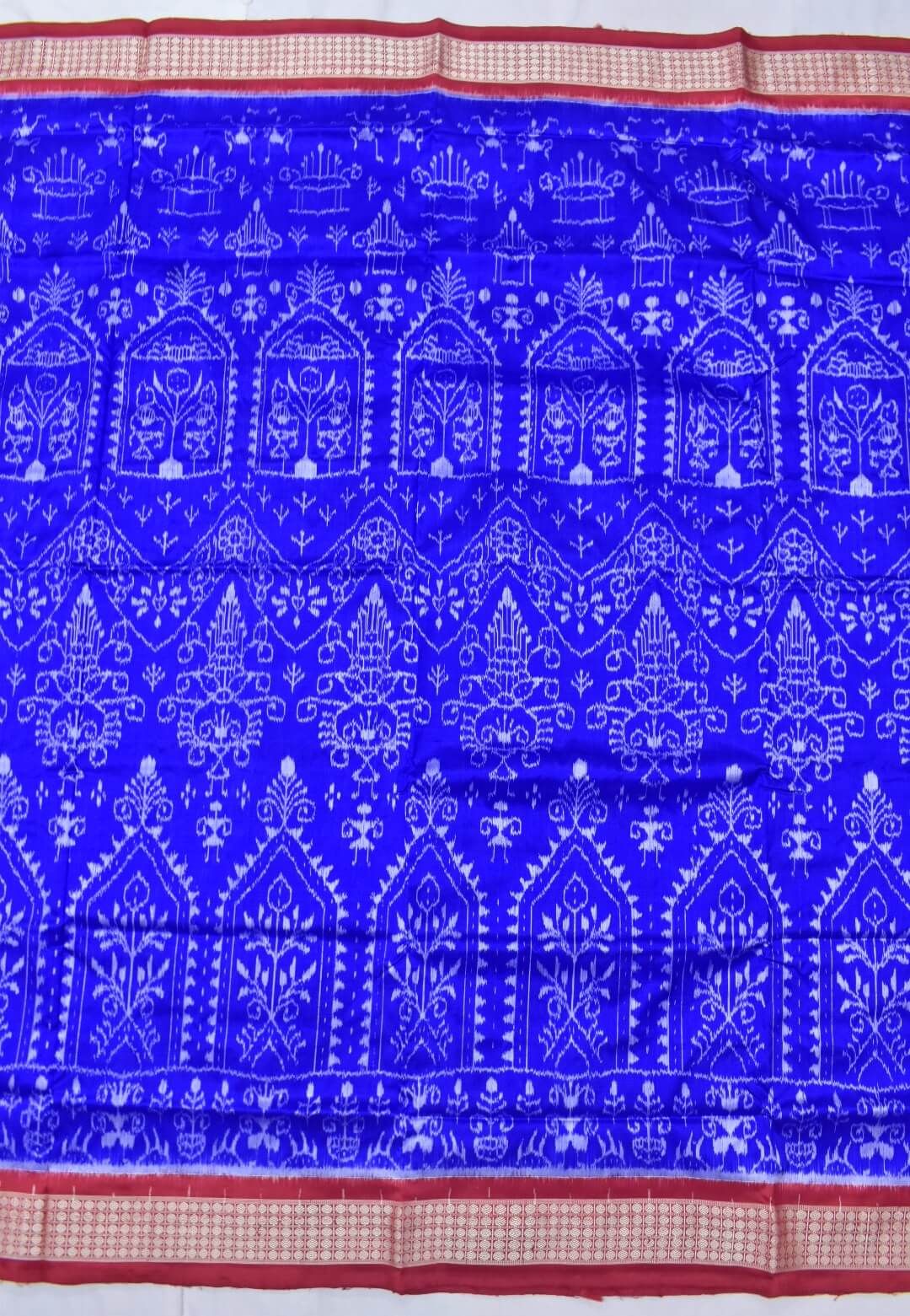 Blue Colour Sambalpuri Handloom Bandha Silk Saree Sambalpuri Handloom night-suit-for-women