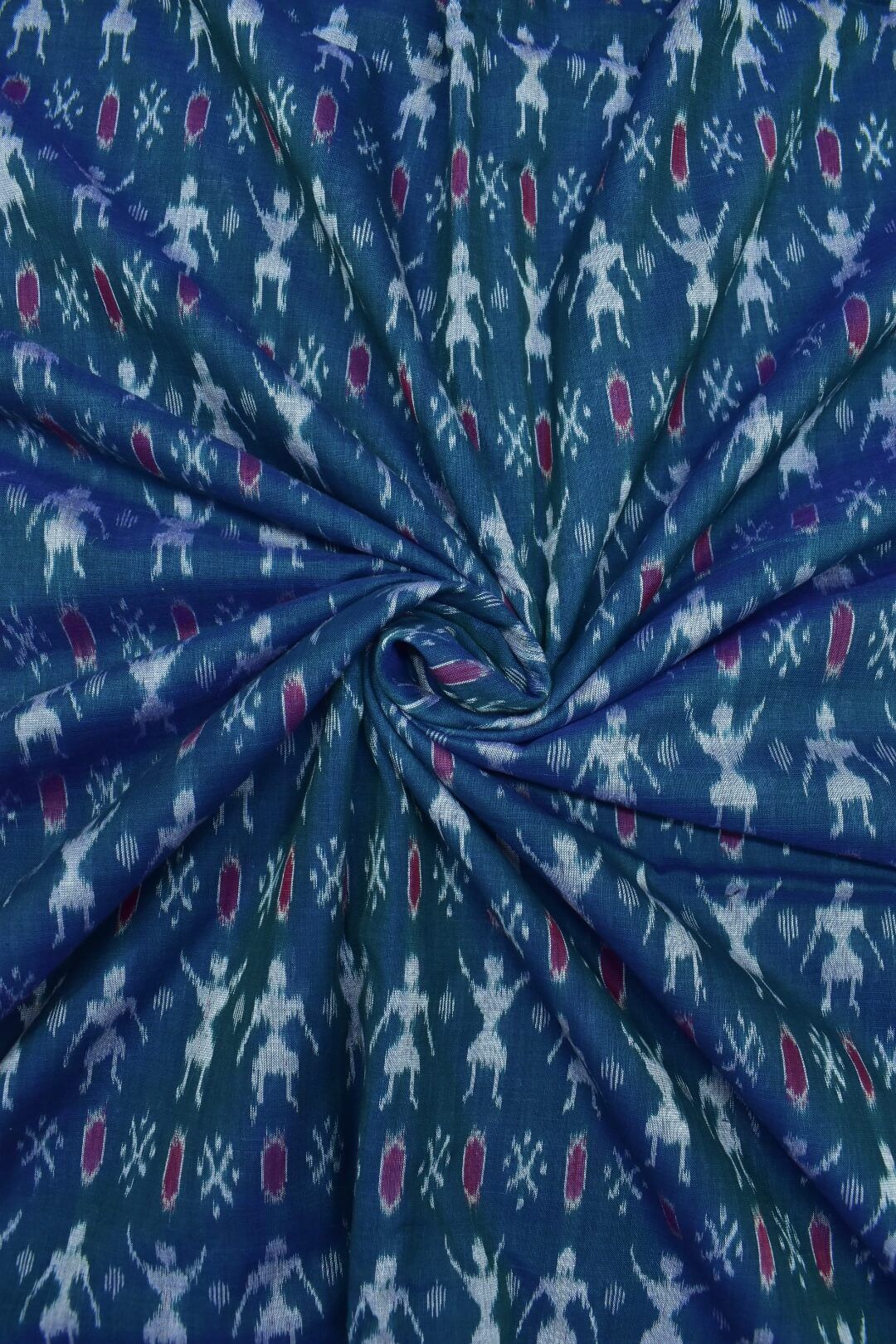 Sumati Colour Tribal Design Sambalpuri Handloom Cotton Fabrics