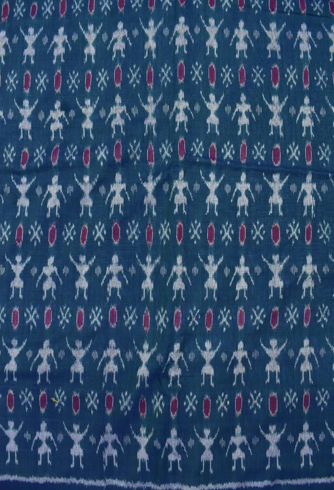 Sumati Colour Tribal Design Sambalpuri Handloom Cotton Fabrics - Image 2