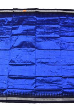 Sky Blue Colour Sambalpuri Handloom Bandha Silk Saree