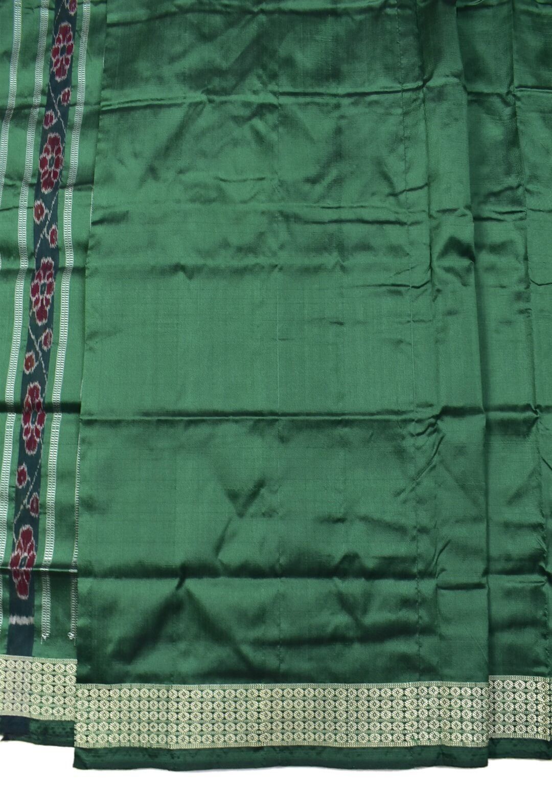 Grape Colour Pasapali Design Sambalpuri Handloom Bandha Silk Saree - Image 5