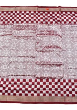 Lite Colour Kuthi Design Sambalpuri Handloom Bandha Silk Saree