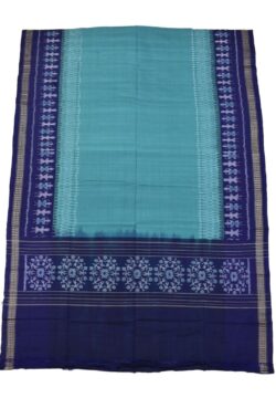 Rama Green-Blue Sambalpuri Handloom Cotton Dupatta