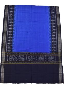 Navy Blue Colour Sambalpuri Handloom Cotton Dupatta