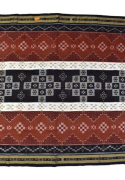 Black-Matha Pasapali Design Sambalpuri Handloom Mania Bandha Cotton Saree