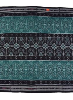 Green-Black Sambalpuri Handloom Mania Bandha Cotton Saree