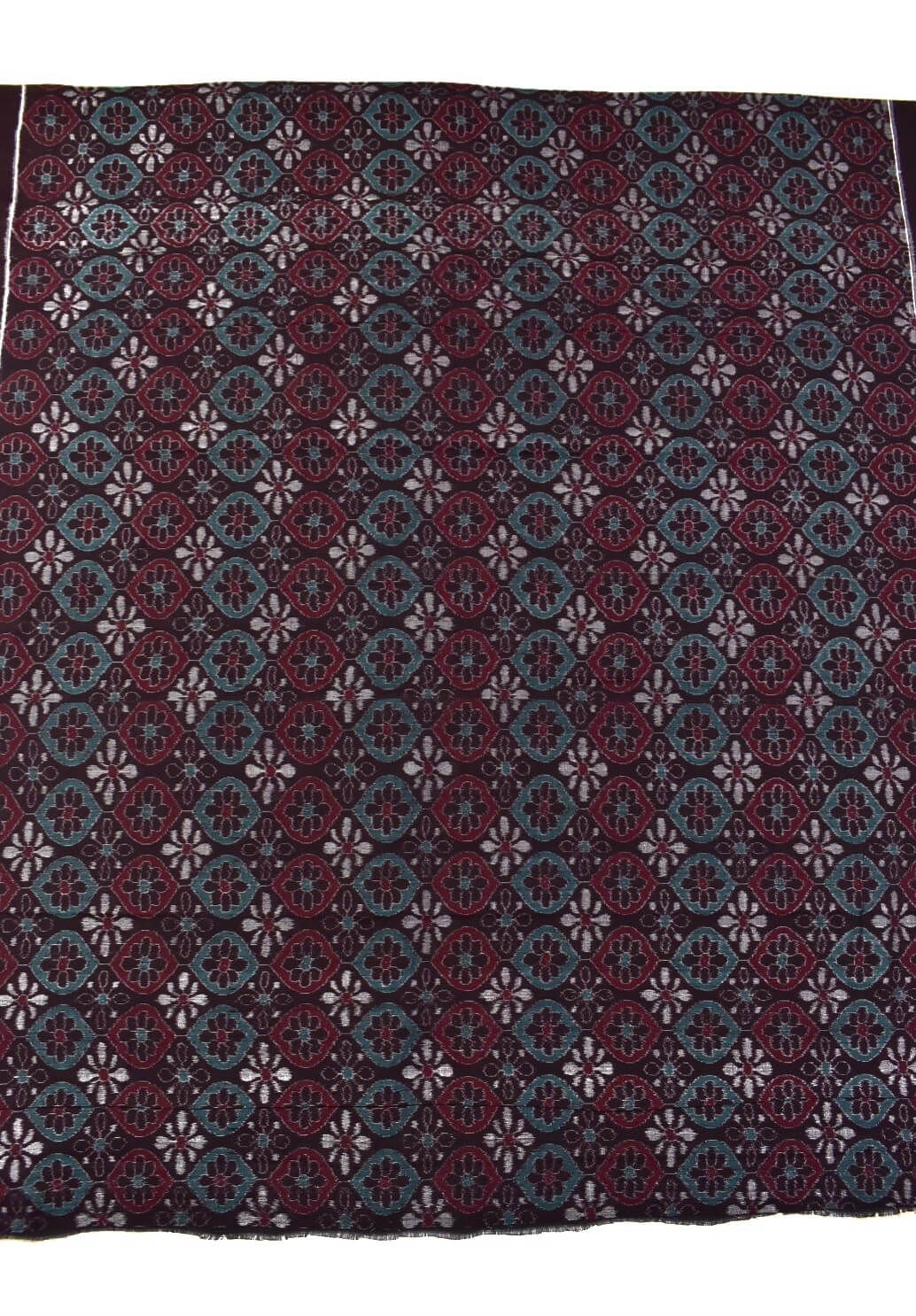 Coffe Colour Sambalpuri Handloom Cotton Dress Material - Image 4