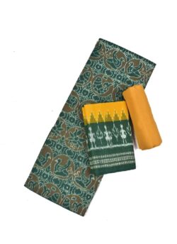 Green Colour Nabakothi Design
Handloom Cotton Dress Material