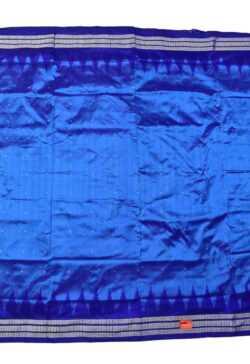 Sky Blue Colour Sambalpuri Handloom Bandha Silk Saree