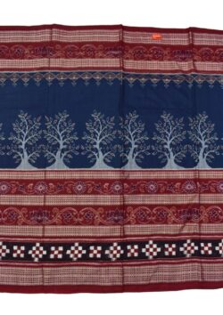 Sumati Colour Pasapali Border Sambalpuri Handloom Cotton Saree