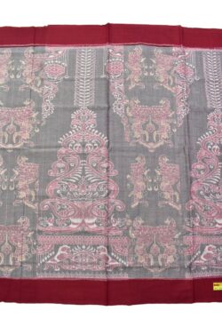 Lite Colour Plane Border Sambalpuri Handloom Cotton Saree