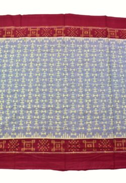Lite Colour Tribal Design Sambalpuri Handloom Cotton Saree