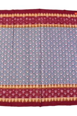 Lite Colour Plane Border Sambalpuri Handloom Cotton Saree