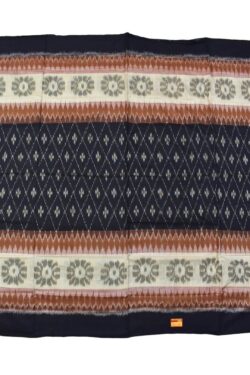 Black Colour Sambalpuri Handloom Mania Bandha Cotton Saree