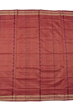 Caramel Colour Sambalpuri Handloom Cotton Saree