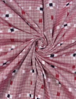 Lite Pitch Colour Pasapali Design Sambalpuri Handloom Cotton Fabrics