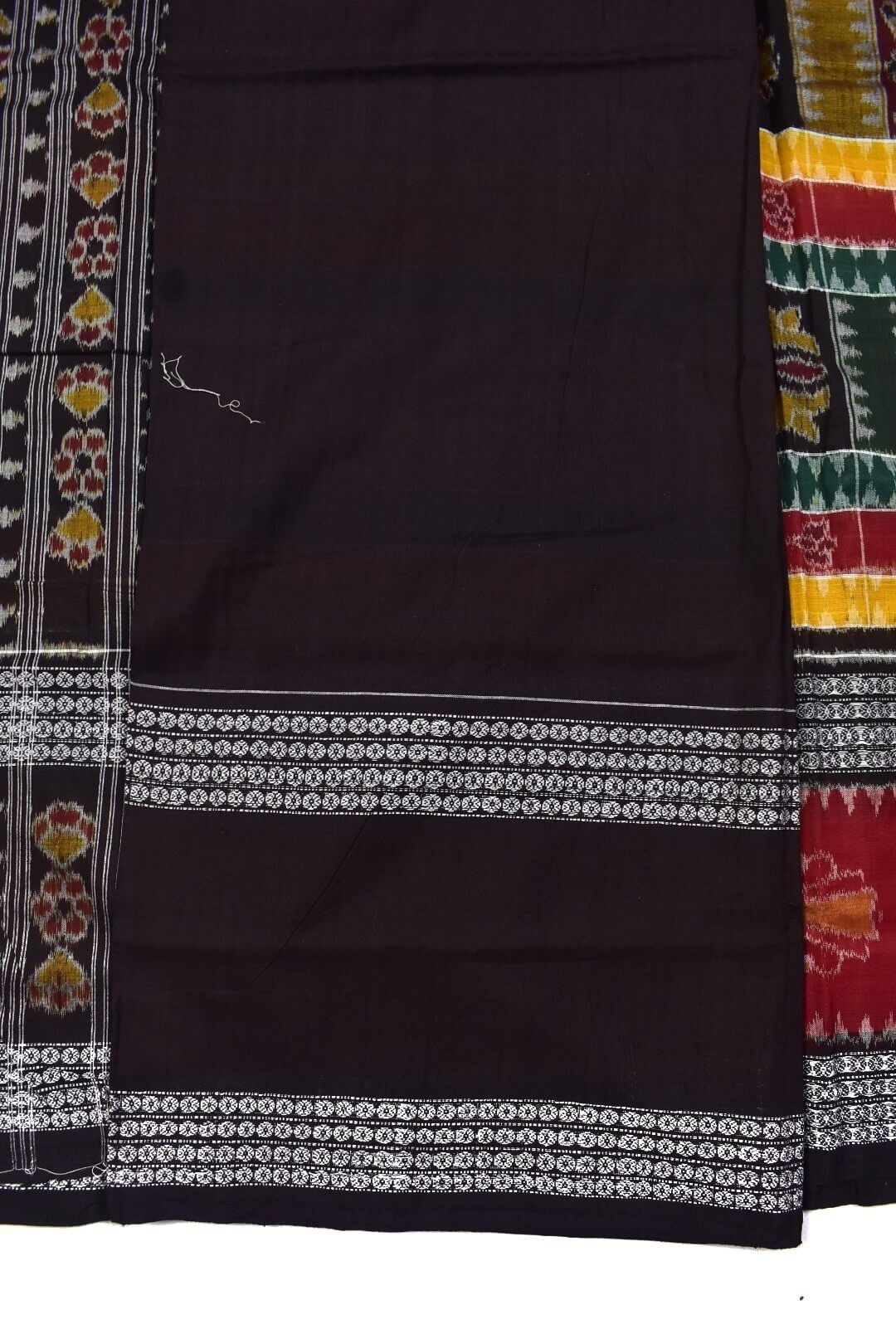 Multi Colour Sambalpuri Handloom Utkal Laxmi Cotton Saree - Image 5