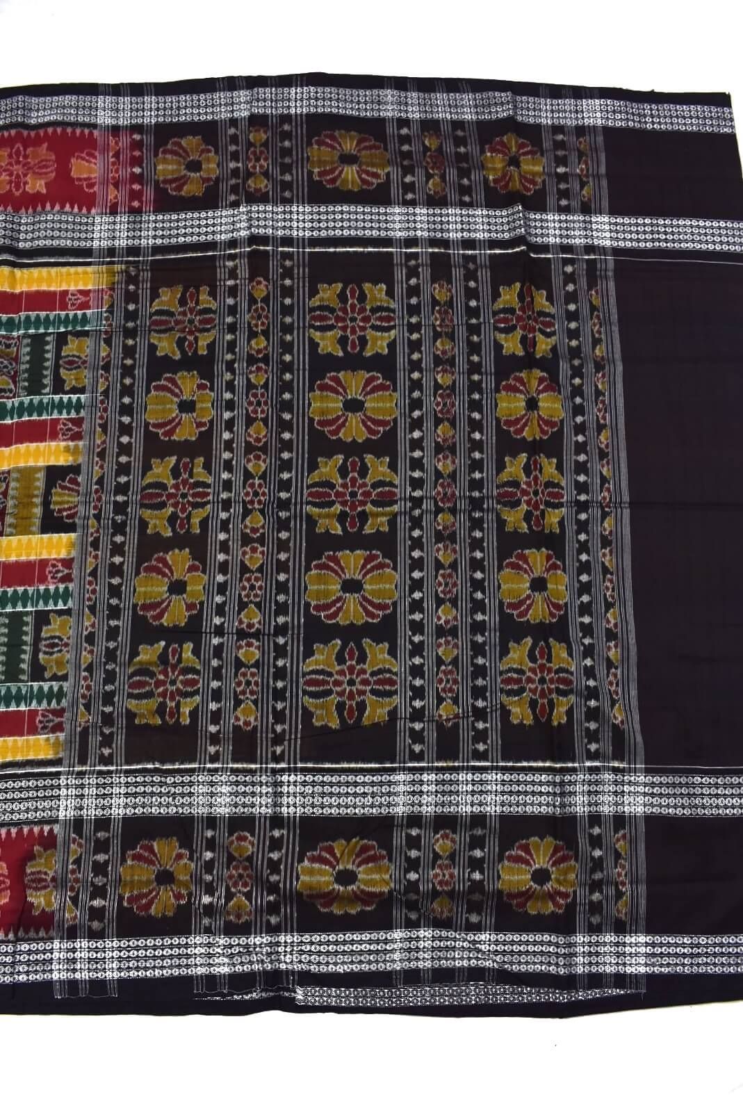 Multi Colour Sambalpuri Handloom Utkal Laxmi Cotton Saree - Image 2