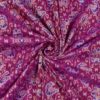 Purple Colour Tribal Design Sambalpuri Handloom Cotton/Pata Bapta fabric