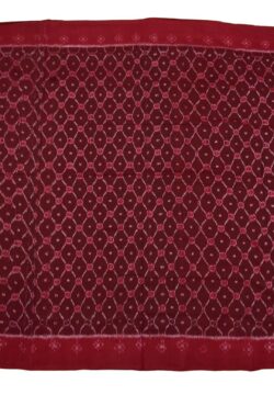 Maroon Plane Border Colour Sambalpuri Handloom Cotton Saree
