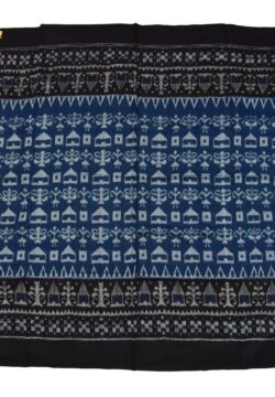 Sumati Colour Plane Border Sambalpuri Handloom Cotton Saree