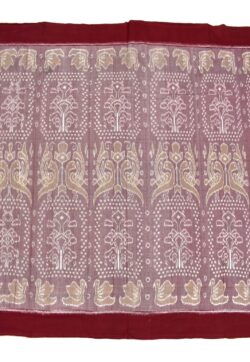 Pink Plane Border Colour Sambalpuri Handloom Cotton Saree