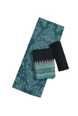 Rama Green Colour Mahulbeta Design Sambalpuri Handloom Cotton Dress Materials