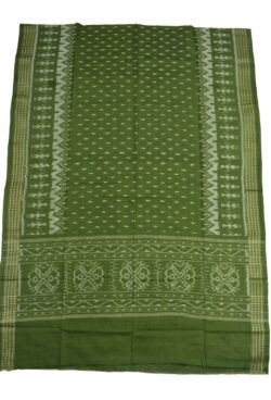 mehendi Combination Sambalpuri Handloom Cotton Dupatta