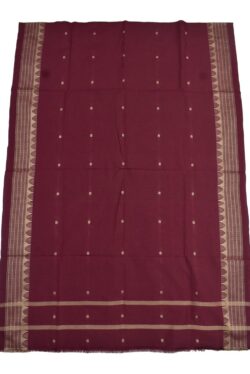 Brown Combination Sambalpuri Handloom Cotton Dupatta