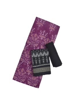 Pink Colour Sambalpuri Handloom Cotton Dress Material