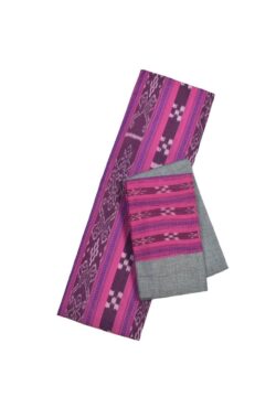 Pink Colour  Sambalpuri Handloom Cotton Bomkai Dress Material